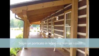 Costo Porticato in Legno  EDILNETIT [upl. by Nwad421]