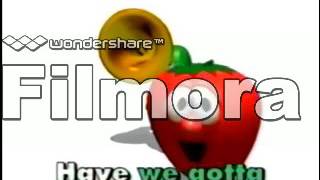 VeggieTales Theme Song 1998 with LYRICS Version 1 VHS Capture with ShapeTales 1998 Audio [upl. by Sonni649]