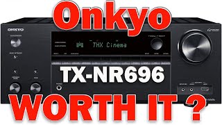 Onkyo TX NR696 AV Receiver [upl. by Attirb]