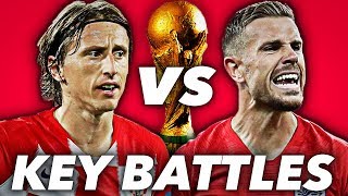 ENGLAND VS CROATIA SEMIFINAL PREVIEW  THE 3 KEY BATTLES [upl. by Lawrenson593]