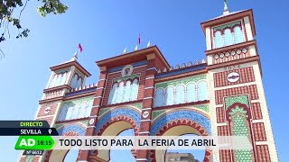 Andalucía Directo  Todo está listo para el arranque de la Feria de Abril [upl. by Adnwahs]