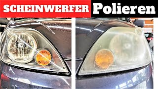 Scheinwerfer Polieren  Der Test  Wir zeigen´s euch [upl. by Adnerak260]