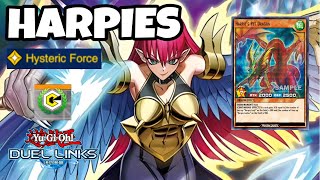 Hysteric Force Harpies  March 2024 Ranked Duel Replay and Decklist YUGIOH Rush Duel [upl. by Nomor45]