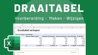 Hoe maak je een draaitabel in Excel [upl. by Yeleak491]