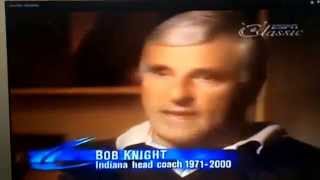 Bobby Knight just another basketball grand Jedi saying Larry Bird the best and for another reason [upl. by Borras]