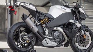 Erik Buell Racings 20162017 EBR 1190SX “Superfighter” Motorcycle [upl. by Einafets102]