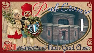 The Slammer  Day 1  Christmas Pub Crawl In Minecraft 2023 [upl. by Annairam418]