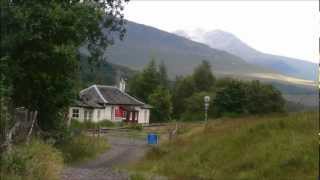 The West Highland Way to Glen Coe  Bridge of Orchy Argyll Scotland [upl. by Imogene443]