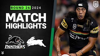 NRL 2024  Panthers v Rabbitohs  Match Highlights [upl. by Neb]