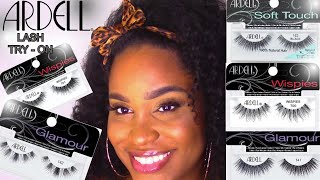 ARDELL LASH TRY ON l SOFT TOUCH WISPIES amp GLAMOUR HAUL l NelleDoingThings [upl. by Lim969]