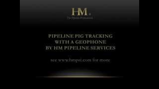 Pipeline Pig Tracking With A Geophone [upl. by Ethbun300]