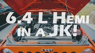 64L HEMI SWAP Jeep Wrangler JK 392 V8  Big Power for your JK [upl. by Kall712]