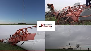 200 METER HOHER FUNKTURM IN LEICHLINGEN GESPRENGT [upl. by Boulanger670]