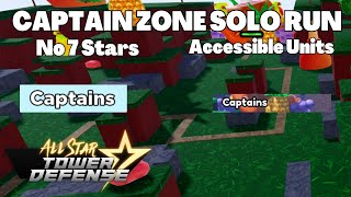 How To Solo Captain Zone No 7 Stars Captain Units Blood Queen Orb All Star Tower Defense ASTD [upl. by Joacimah548]