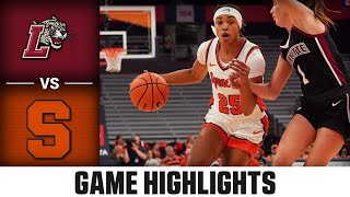 Lafayette vs Syracuse Game Highlights  202324 ACC Womens Basketball [upl. by Dimphia]