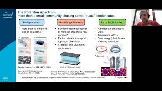 Dr Carlos AntonSolanas quotExcitonpolaritons with 2D materials from cryo to ambient conditionsquot [upl. by Bernardina]