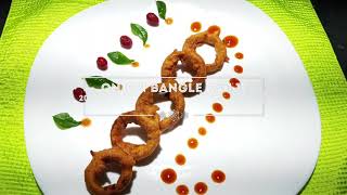 Onion Bangle Bajji  Eerulli Bajji  Kanda Bhaji Onion Bhaji  Smrithys Kitchen [upl. by Amethyst870]