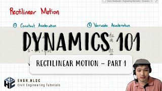 CE Board Exam Review Dynamics  Rectilinear Motion Constant Acceleration Part 1 [upl. by Ashlin803]