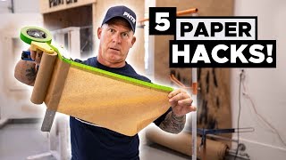 5 FANTASTIC HACKS for Painters Hand Masker Tips [upl. by Adaynek]