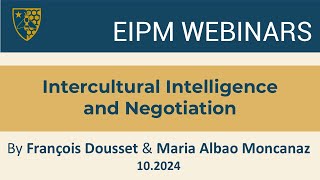 Webinar intercultural intelligence and Negociations [upl. by Payton405]