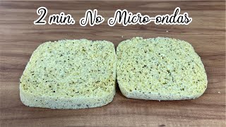 PÃO DE AVEIA NO MICROONDAS Fácil rápido e saudável – Perfeito para café da manhã e lanches [upl. by Nealon937]