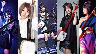 화악기밴드💖샤미센 베니 Wagakki Band💘Beni Ninagawa🪕和楽器バンド 🍒蜷川べに Tsugaru Shamisen [upl. by Leler]