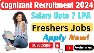 Cognizant Recruitment 2024  Hiring for Freshers  Cognizant Off Campus Drive 2024  Cognizant 2024 [upl. by Stanford885]