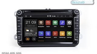 VW Skoda Seat Android multimedia MMD810  Deszab  tel 0744 405 606 [upl. by Bixby]