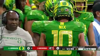 NCAAF 2022 Week 1  Oregon Ducks  Georgia Bulldogs [upl. by Jacobo]