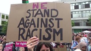 Sam Moorcroft from the Trades Council speaks at the Stand up to Racism Rally in Sheffield [upl. by Fulbert]