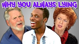 Elders React to Why You Always Lying Vine Compilation [upl. by Elleinahc]