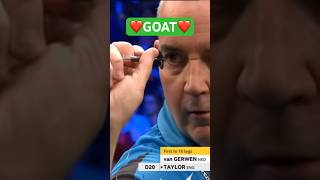 🎯Taylor stuns MvG Champions League of Darts 2017🤩throwback Michael van Gerwen Phil [upl. by Alikahs]