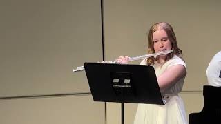 Sicilienne Gabriel Faure Flute Solo with Piano It’s Me Makayla 2023 [upl. by Eneloj172]