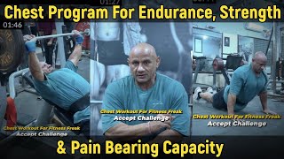 Chest Program For Endurance Strength amp Pain Bearing Capacity  Mukesh Gahlot youtubevideo [upl. by Nur]