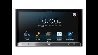 Pioneer 7quot AppRadio InDash DoubleDIN Car Deck [upl. by Quintina]