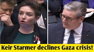 Keir Starmer declines to label Gaza crisis a ‘genocide’ [upl. by Ecneralc209]