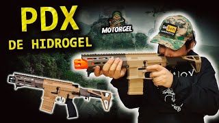 PDX de hidrogel  Review unboxing prueba Gel blasters [upl. by Adnohs]