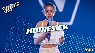 Disha  Homesick  Blind Auditions  The Voice Kids  VTM [upl. by Cas928]