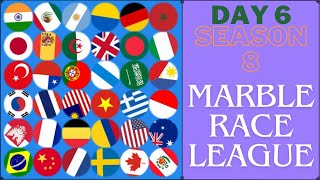 Marble Race League Season 8 Day 6 Marble Race in Algodoo [upl. by Liauqram]