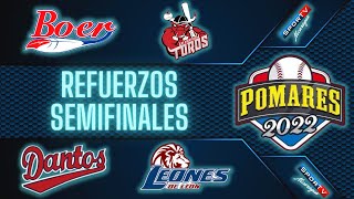 ESCOGENCIA DE REFUERZOS Semifinales Pomares 2022 Nicaragua [upl. by Nodnar]