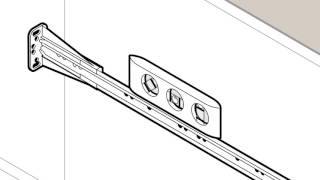 Liberty  European Drawer Slide Socket  Installation Video [upl. by Atinrev]