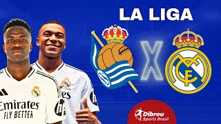 REAL SOCIEDAD X REAL MADRID AO VIVO LA LIGA DIRETO DO ESTÁDIO  RODADA 5  NARRAÇÃO [upl. by Ardnasac]