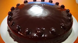 Cobertura🍰 de chocolate🎂 negro🍫 para bizcochos y tortas🍸 🍹 [upl. by Ahsiekahs811]