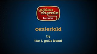 the j geils band  centerfold karaoke [upl. by Epotimet199]