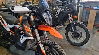 KTM 890 Adventure R VS Tenere 700 World Raid SFIDA dopo 20000km [upl. by Aerdnod183]