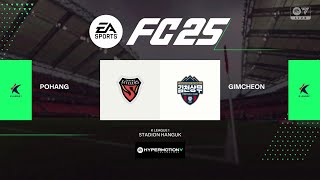 FC 25  K LEAGUE 2024 38R POHANG STEELERS vs KIMCHEON SANGMU [upl. by Adorl870]