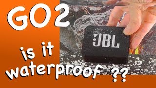 JBL GO2 Waterproof Test  Bluetooth speaker [upl. by Gollin731]