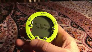 Suunto Zoop Novo Nitrox Configuration [upl. by Aneehsyt]