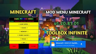 MOD MENU MINECRAFT PE 121003  TOOLBOX PREMIUM 12103 INFINITE TIME Unlock All Slim amp Minecoin [upl. by Nyret323]