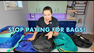 ✈️🇨🇦CarryOn PART 2 Ditch the Bags amp Save Cash pt 2 Personal Bag only travel 🇨🇦 [upl. by Arreik]